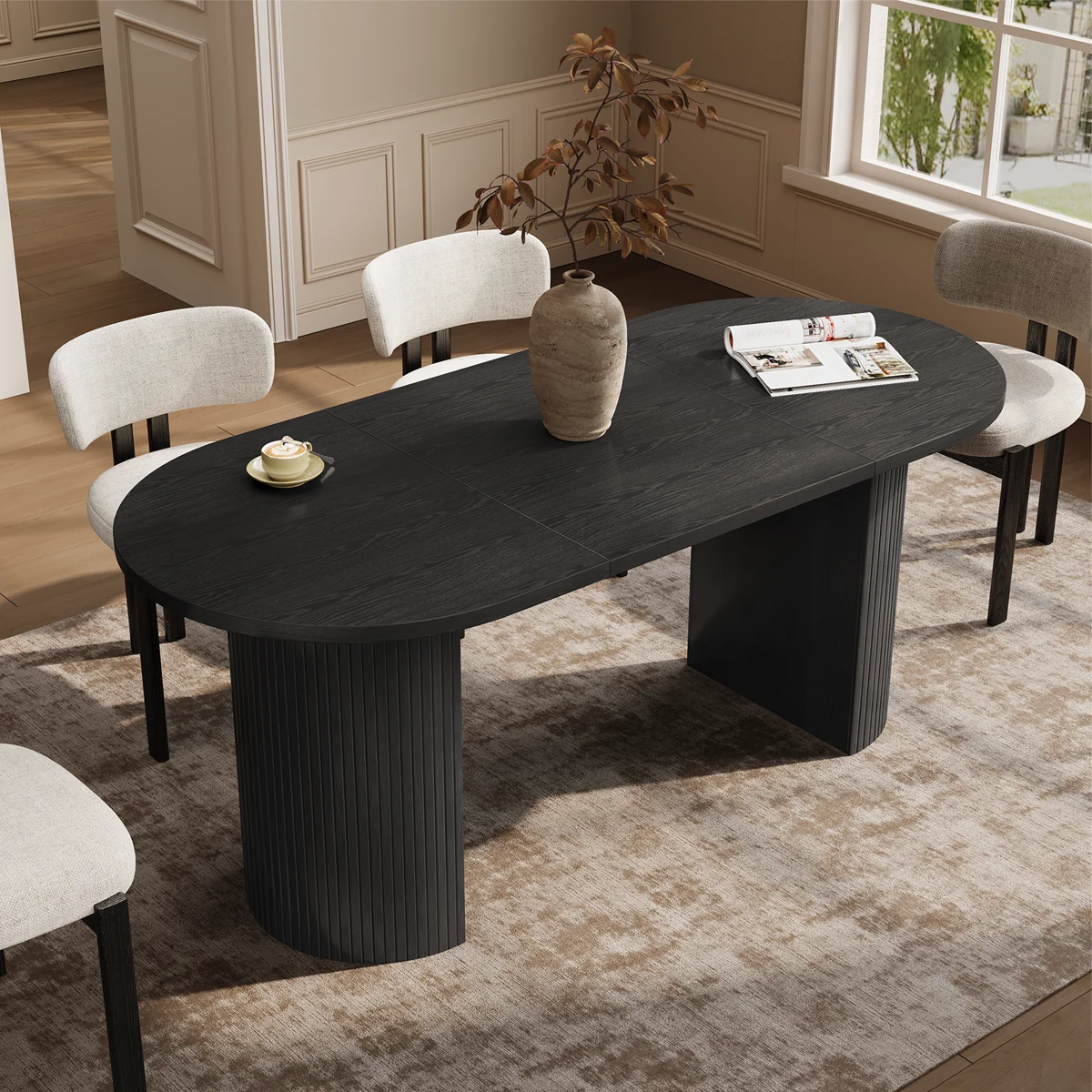 71 +oval+dining+table+kitchen+table+with+tambour+double+pedestal+base 116356037 71 +oval+dining+table+kitchen+table+with+tambour+double+pedestal+base 116356037